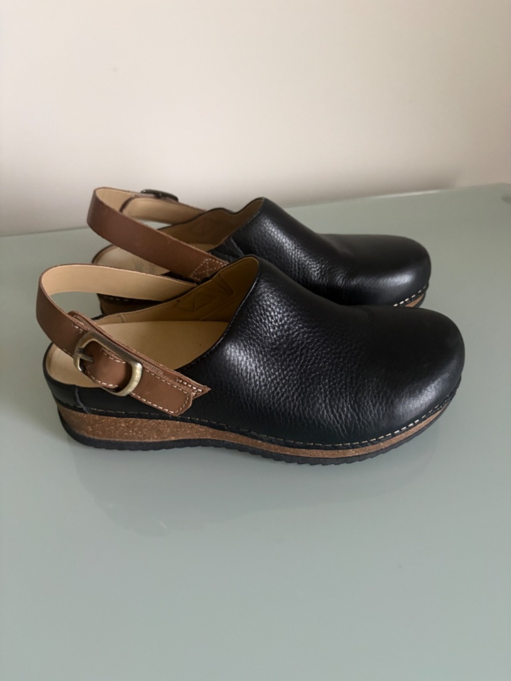 Dansko Merrin black leather slingback mule - Picture 6 of 8